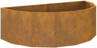 vidaXL Planter Rusty 120 x 60 x 35 cm Weathering Steel vidaXL