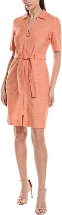 Sharagano Short Sleeve Shirtdress