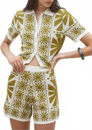 Suncoo Gabera Top In Olive