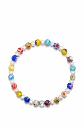 Nialaya Pearl Wristband in Multicolor at Nordstrom, Size 6.75