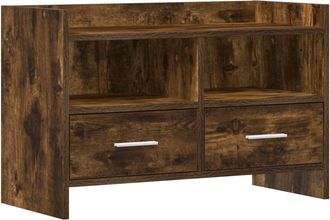 vidaXL Mueble De Tv 71,5 X 33 X 47 Cm Roble Ahumado Vidaxl