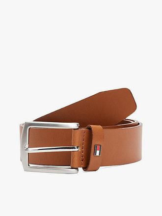 Tommy Hilfiger Denton Enamel Flag Leather Belt