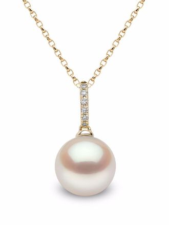 Yoko London Collana Classic Freshwater in oro 18kt, perle e diamanti
