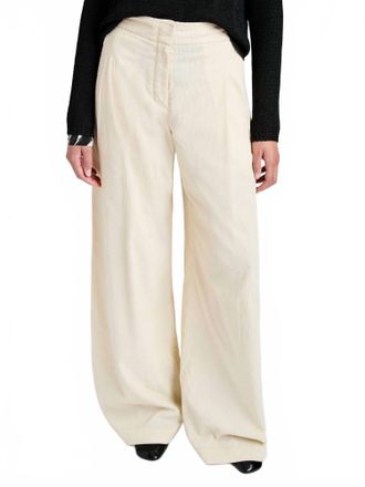 Proenza Schouler Aria Wide-Leg Pant In Off White