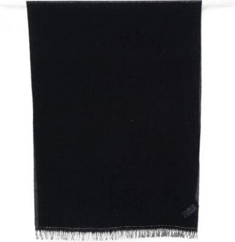 Fabiana Filippi Geweven Rechthoekige Sjaal - Dames - Wintersjaals - Blauw - ONE Size - Accessoires