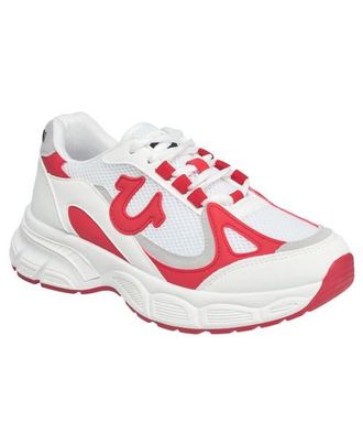 True Religion Dreezy Chunky Logo Sneaker in Red White at Nordstrom, Size 10