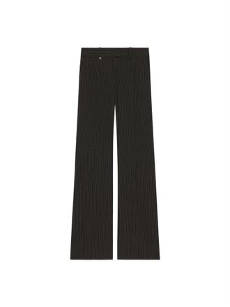 Courr&egrave;ges Neutrals Pinstripes Wide Leg Pants