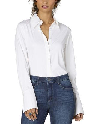 Wit & Wisdom Wit & Wisdom French Cuff Hidden Placket Top