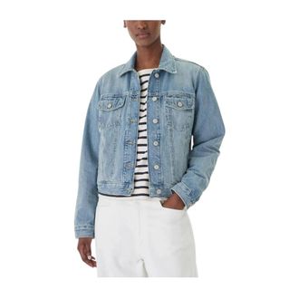 Tommy Hilfiger Denim Jackets, female, Blue, Size: L Denim Jacket