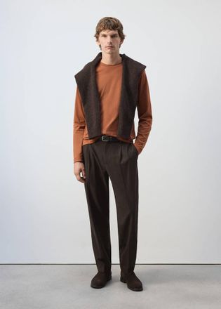 Mango Maglietta 100% cotone arancione tostato - Uomo - XXL - MANGO MAN