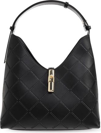 Furla Shoulder Bags, female, Black, Size: ONE SIZE Goccia Medium Shoulder Bag