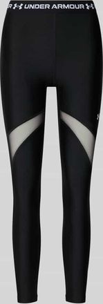 Under Armour Leggings mit Mesh-Eins&auml;tzen in Black, Gr&ouml;&szlig;e XS