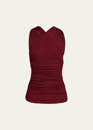 A.L.C. Posie Sleeveless Crisscross Jersey Top