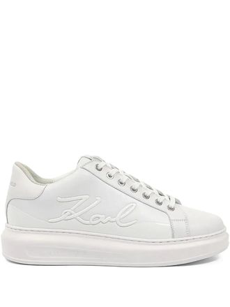 Karl Lagerfeld Sneakers con ricamo - Bianco
