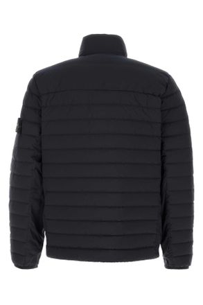 Stone Island Mens Midnight Blue Stretch Nylon Down Jacket Navyblue Piumini