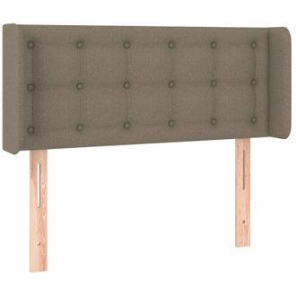 vidaXL Cabecero Con Led De Tela Gris Taupe 103x16x78/88 Cm Vidaxl