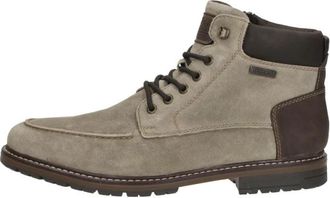 Rieker Veterschoenen Hoog - Heren - Veterlaarzen - Beige - 41 EU - Leer - Schoenen