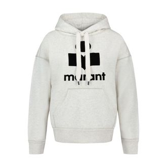Isabel Marant Womens Mansel Hoodie White Cotton Hoodies