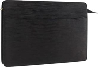 Louis Vuitton Pre-owned Clutches, female, Black, Size: ONE SIZE Pre-owned Vintage Epi Clutch