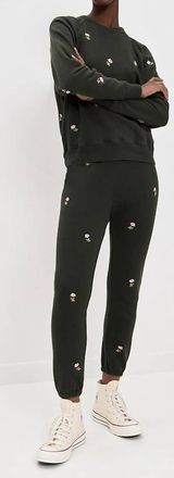 The Great. Stadium Sweatpant In Woodland Green