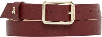 Patrizia Pepe Leren Riem - Dames - Riemen - Rood - S - Leer - Accessoires
