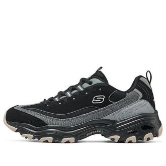 Skechers Dlites 1.0 Marathon Running Shoes Black Grey 894265-BKGY