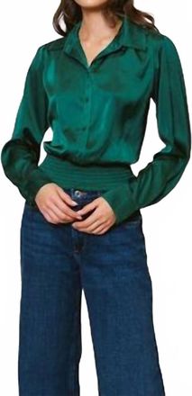 Hutch Jama Top In Emerald