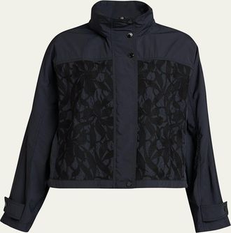 Moncler Epimedium Embroidered Jacket