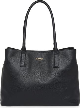 L.k. Bennett Lillian Leather Tote in Black at Nordstrom