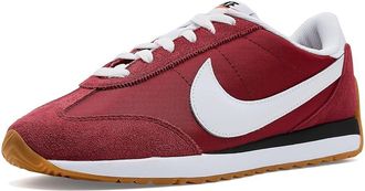 Nike Pacific Womens Shoes Team Crimson/White/Black/Gum Light Brown : 11.5 B - Medium, Leather/Suede