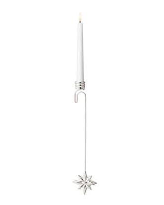 Georg Jensen Hand Polished Palladium-Plated Star Candleholder