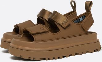 UGG Platform Sandalen met Verstelbare Band in Tan