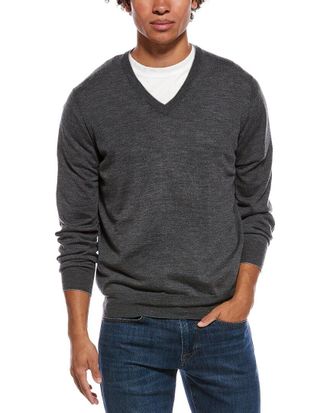 Brunello Cucinelli Cashmere & Wool-Blend V-Neck Sweater