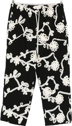 Honor The Gift Embroidered Drawstring Trousers