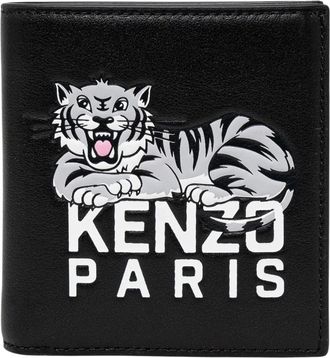 Kenzo Varsity Mini Fold Wallet - - Accessories - Uomo - Nero - ONE SIZE