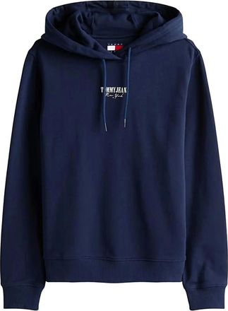 Tommy Jeans Hoodies, female, Blue, Size: 2XS Felpa