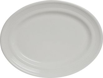 Tuxton Concentrix Oval Platter 13-3/4x10-1/2, 6 Pieces