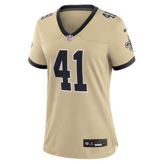 Nike Alvin Kamara New Orleans Saints Womens Nike Womens NFL Game Jersey in Yellow | 67NW0EBM7WF-NZ1