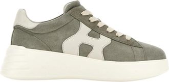 Hogan Rebel Su&egrave;de Sneakers - Dames - Sneakers - Groen - 37 1/2 EU - Su&egrave;de - Schoenen