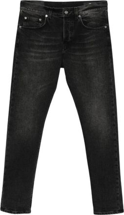 Dondup Pantalone Icon - Heren - Regular Fit Jeans - Zwart - W34 - Katoen - Jeans