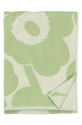Marimekko Unikko Bath Towel in White at Nordstrom, Size One Size Oz