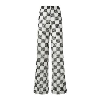 Pinko Percy Pantalone Pizzo - Dames - Wijde Broeken - Veelkleurig - S - Broeken