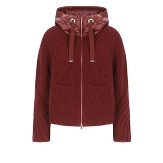 Herno Dames, Jassen, Rood, Maat: S Nylon