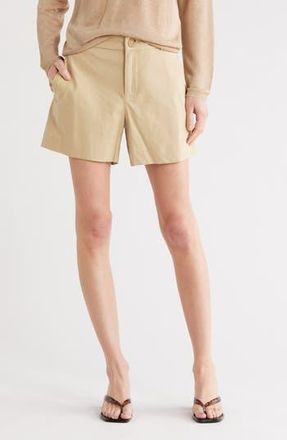 Vince Casual Linen Blend Shorts in Cliff Side at Nordstrom Rack, Size 14