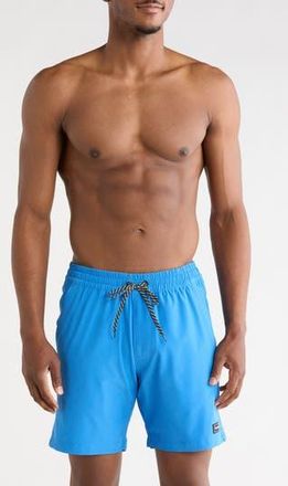 Hurley Solid Volley Swim Shorts in Ice Blue at Nordstrom Rack, Size X-Large