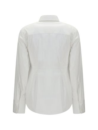 Brunello Cucinelli Cotton-Blend Shirt - White