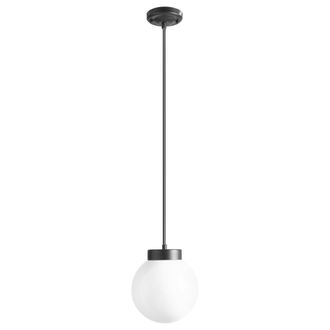 Beliani L&aacute;mpara Colgante Para Exterior Iluminaci&oacute;n Decoraci&oacute;n De Jard&iacute;n Estructura De Aluminio Pantalla De Vidrio Opaco Negro Kulsi