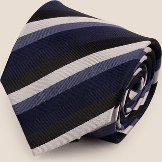 Oswin Hyde Mens Classic Multi Stripe Blue - Navy