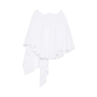 Jacquemus Short Dresses, female, White, Size: XS Layered Asymmetric Hem Dress
