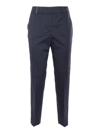 PESERICO Elegant Blue Trousers